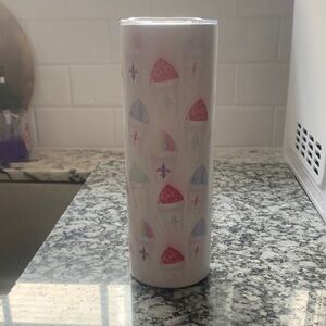 Colorful Patterned Tumbler Fleur De Lis